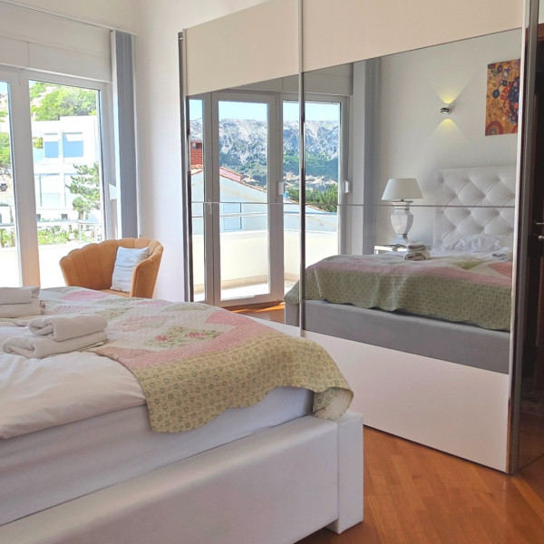 Zimmer, Villa Perla Baska, Villa Perla Baska mit Pool in der N&auml;he des Meeres, Ba&scaron;ka, Insel Krk, Kroatien Ba&scaron;ka