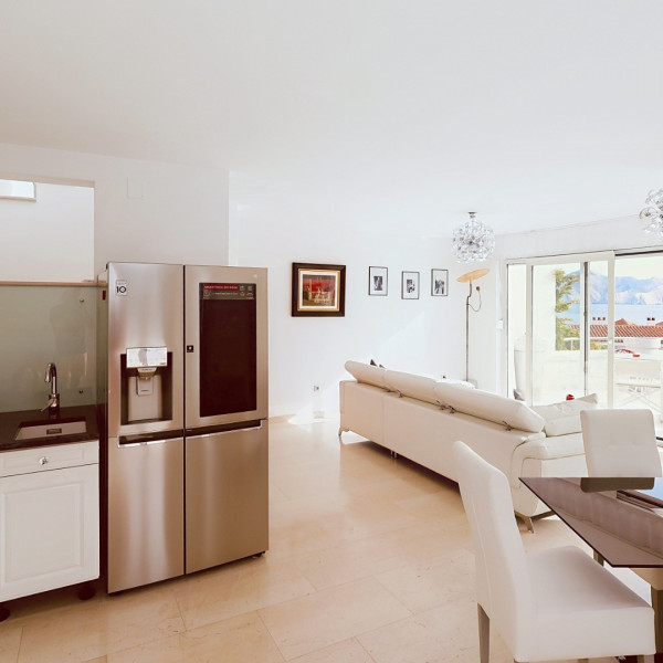 Das Wohnzimmer, Villa Perla Baska, Villa Perla Baska mit Pool in der N&auml;he des Meeres, Ba&scaron;ka, Insel Krk, Kroatien Ba&scaron;ka